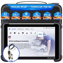 Mucar 892BT Full Systems Car Diagnostic Tool with Thinkcar TES102 Videoscope US