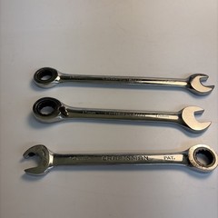 Craftsman Metric Ratcheting Combo Wrench Set 14mm 15mm USA Lot of 3
