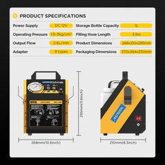 AUTOOL AST612 Electric Brake Fluid Bleeder Kit Car Brake Oil Exchange Machine US