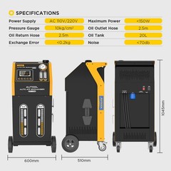 AUTOOL® ATF Automatic Transmission Oil Exchanger Gearbox Fluid Flushing Machine