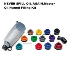 BRAND NEW Master No Spill Oil Fill Set with OEM Adapters USA SELLER
