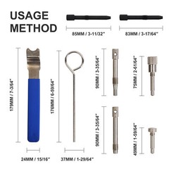2001-2008 2.5 2.8 CRD DIESEL ENGINE LOCKING TIMING PIN TOOL Set For JEEP CHEOKEE