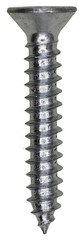 Tapping Screw #8 x 1″, Phillips Flat Head, AB Tip, Zinc Finish (Qty: 100)