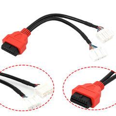 1*12+20 Pin to 16 Pin OBD2 Adapter Lead for Tesla Model 3 Y S X Diagnostic Cable