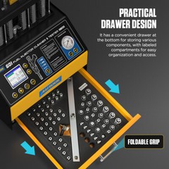 Auto GDI FSI EFI Ultrasonic Fuel Injector Cleaner & Tester Machine AUTOOL CT500
