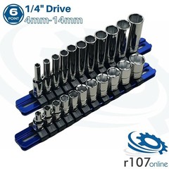 Blue Point 1/4″ Shallow & Deep Sockets 4mm-14mm – As sold by Snap On