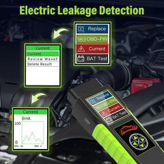 Topdiag BT400 Car Battery Load Tester Battery Analyzer OBD2 Voltage Detection
