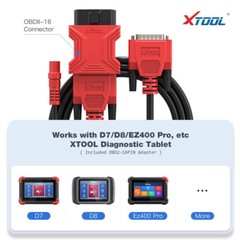 XTOOL OBD2 Scanner Diagnostic Cable Adapter Connector For D7 D8 EEPROM Adapter