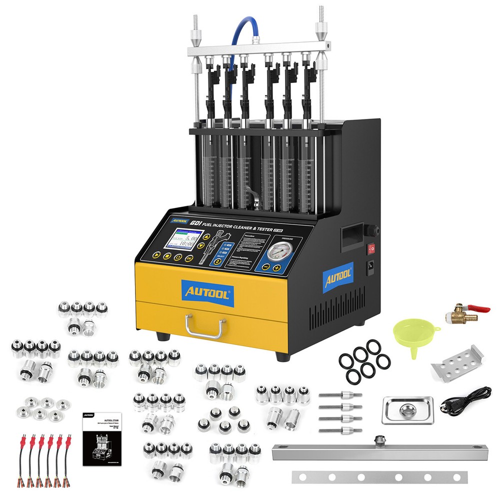 Ultrasonic Fuel Injector Cleaner Tester GDI EFI FSI Injector Cleaning Machine