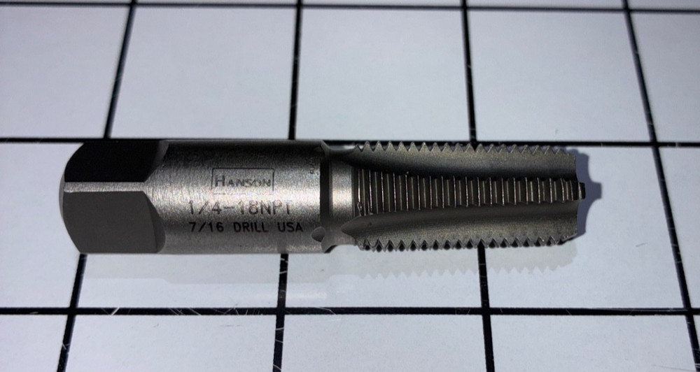 Irwin Hanson 1903 Tap 1/4 -18 NPT Taper