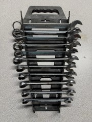 Mac Tools 11 Pc Metric Combination Wrench Set 9mm-19mm M9CW-M19CW w/rack