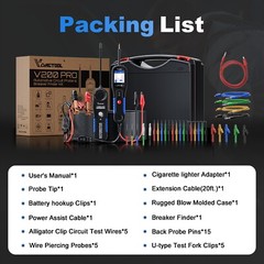 3 in 1 Automotive Power Circuit Probe Tester Wire Breake Finder with 30 Test Pin