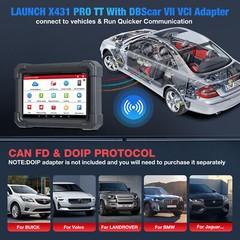 LAUNCH X431 PRO TT V+ PRO5 Bidirectional Car Diagnostic Scanner Key Coding Tool