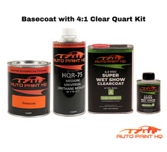 Nissan KV8 Silver Metallic Basecoat Clearcoat Quart Complete Paint Kit