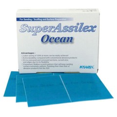 KOVAX Super Assilex 191-1515 130 x 170 mm 360 Grit Ocean Sanding Sheet (25/Box)