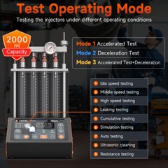 ANJ400 GDI Fuel Injector Cleaner Tester Ultrasonic Cleaning Leak Test Machine
