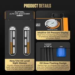 AUTOOL® ATF Automatic Transmission Oil Exchanger Gearbox Fluid Flushing Machine