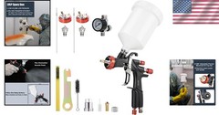 R500 LVLP Air Spray Gun with Nozzles – Perfect for Automotive & Home Painting