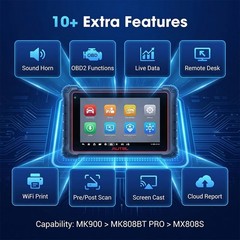 Autel MaxiCOM MK900 CANFD Car All System Diagnostic Scanner Tool Bi-directional