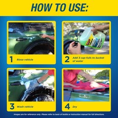 Rain-X 620191 Foaming Car Wash – 100 fl oz. 100 Fl Oz (Pack of 4)