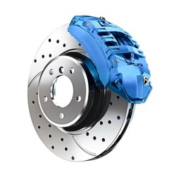 G2 High Temperature Brake Caliper Paint Kit 4 Fl Oz (Pack of 1), Hawkins Blue