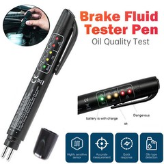 Brake Oil Fluid Tester, Portable 5LED for Car Truck (Black)