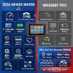 Autel MaxiCOM MK900 CANFD Car All System Diagnostic Scanner Tool Bi-directional