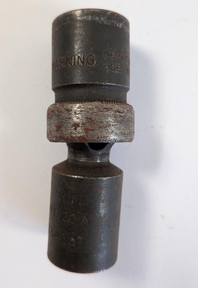 Snap-on Tools IPL20A 5/8″ SAE 1/2″ Drive 6 Point Shallow Impact Swivel Socket