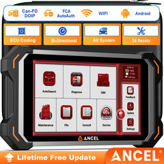 ANCEL DS600 Elite Universal Bidirectional Diagnostic Scanner Key ECU Coding TPMS