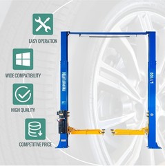 10000 Lbs Two Post Overhead Car Lift 220V Hydraulic Auto Hoist For Home Garage