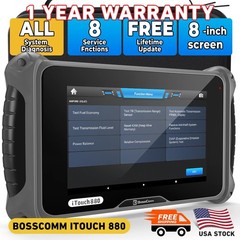 BOSSCOMM OBD2 Scanner Full System Car Diagnostic Scan Tool SAS BMS Reset For VW