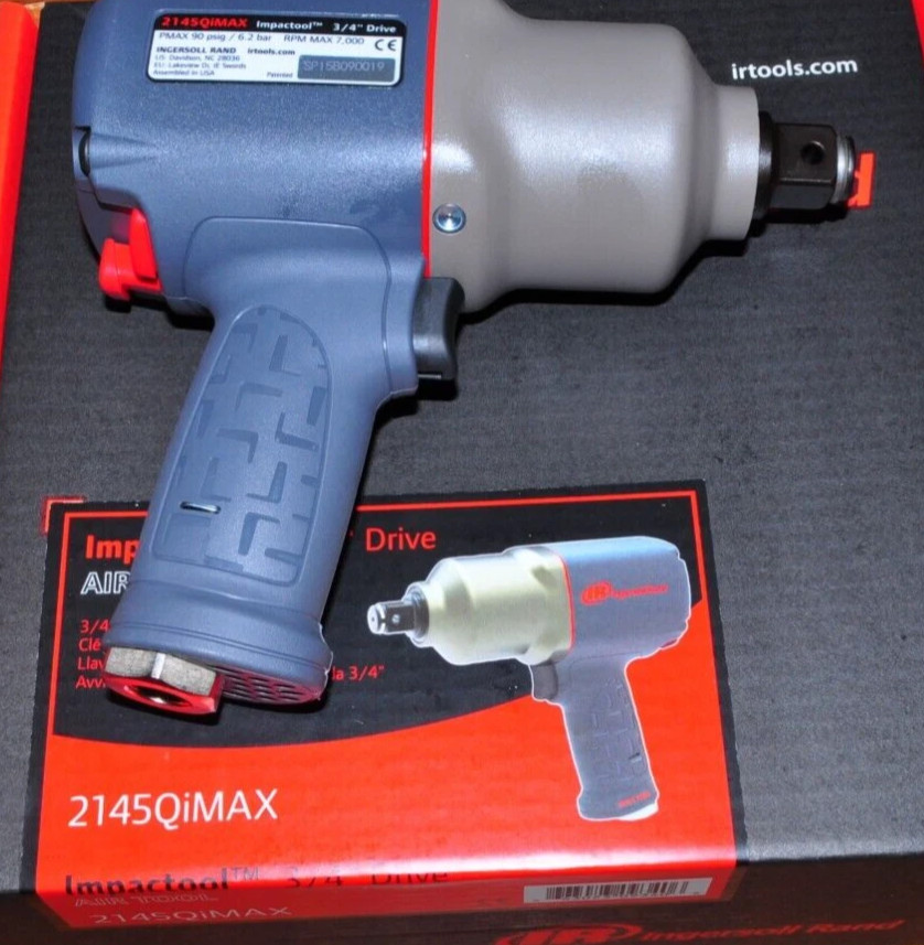 TOP SELLER Ingersoll Rand 2145QIMAX Air Impact Wrench 3/4″ Drive 1350 ft/lbs