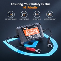 ANCEL BM300 Pro 6V 12V 24V Battery Test Monitor – Bluetooth 5.3 (Upgraded BM300)