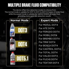 Brake Bleeder Kit Electric Brake Fluid Oil Exchange Vacuum Pressure 9 Adapters