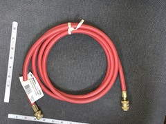 96″ Long hvac hose RED R-134A #35396 1/2″ ACME x 1/2″ ACME unused QS