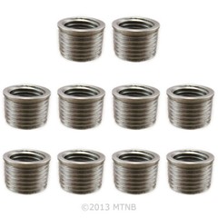 Time Sert 01182 1/4-18 Taper Pipe Stainless Steel Insert – 10 Pack