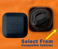 Direct Replacement Engine Oil Filler Cap Top Cover with Seal for BMW 8 7 Series