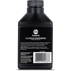 Castrol 215302 2-Cycle Full Synthetic Oil – With Fuel Stabilizer – 6.4oz -1 Pack
