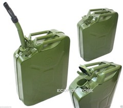 5 Gallon Jerry Can Gasoline Steel Tank Green Military NATO Style 20L Storage Can
