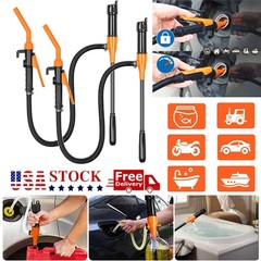 2PACK Battery Powered Electric Fuel Transfer Pump Gas Oil Liquid Pump 2.4GPM
