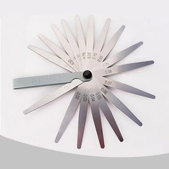 Feeler Gauge 17 Blades 0.02-1.00mm Metric Gap Measurement Tool Engine Valve