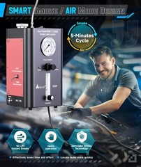 Automotive EVAP Smoke Machine Smoke Leak Detector Fuel Pipe System Diagnostic