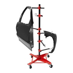 Panel Tree Paint Stand Panel Holder Automotive Paint Stand 6 Hooks w/ 4 Wheels