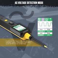 Digital Auto Car Electrical Circuit Tester Probe 0-65V AC DC Voltage Test Light
