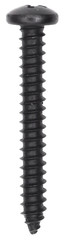 Tapping Screw #10 x 1-1/2″, Phillips Pan Head, Black Oxide (Qty: 50)