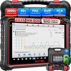 Autel Scanner MaxiCOM MK900 2026 MK900 2.0 Bidirectional Diagnostic as MK900BT