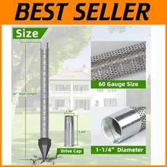 Shallow Water Well Drilling Kit, Stainless Steel Drive Point*##^