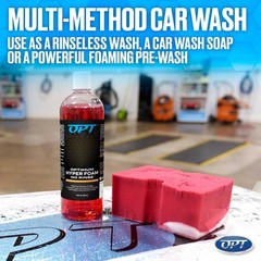 Optimum Hyper Foam ONR Rinseless Foaming Car Wash 32 Fl Oz (Pack of 1), Red
