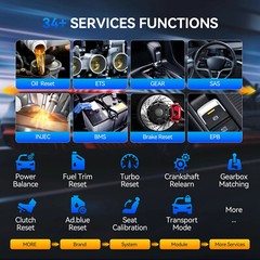 🔥2025 MUCAR 892BT Car Diagnostic OBD2 Scanner All System Scan Tool Action Test