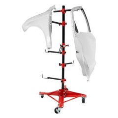 Panel Tree Paint Stand Panel Holder Automotive Paint Stand 6 Hooks w/ 4 Wheels